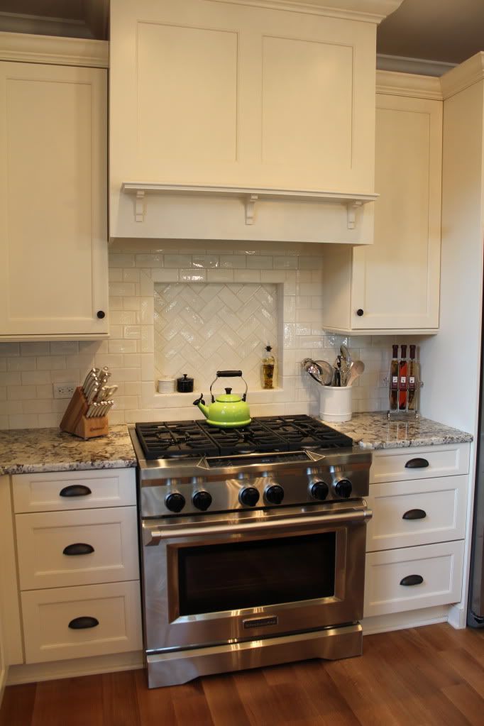 ivory subway tiles | Backsplash for white cabinets, White subway tile ...