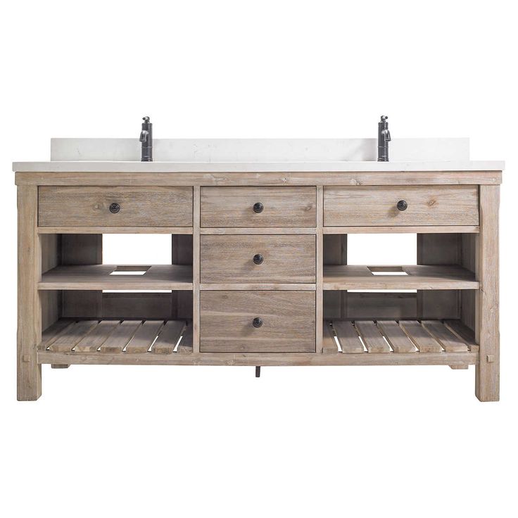 Elbe Rustic 72 Double Sink Vanity By Northridge Home Elbe Rustic 72 Double Sink Vanity By, Elbe Rustic 72 Double Sink Vanity Unit