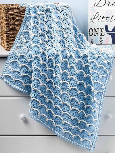 what's new - crochet - sugar frosting baby blanket | plaid haken