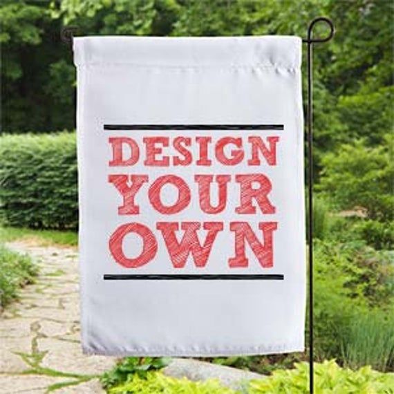 Custom Garden Flag Personalized Any Photo Image Or Design Stand Optional Gre Flags Diy Custom Garden Flag Personalized, How To Make Your Own Garden Flag