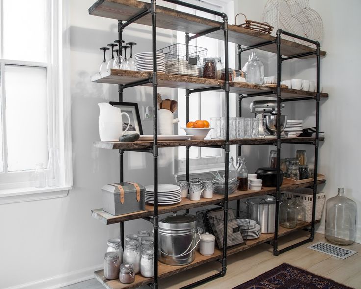 Best 25+ Kitchen Shelving Units Ideas On Pinterest Metro http://www.andchristina.com/2015/02/diy- · Wall Shelving UnitsPipe ... - Best 25+ Kitchen Shelving Units Ideas On Pinterest Metro