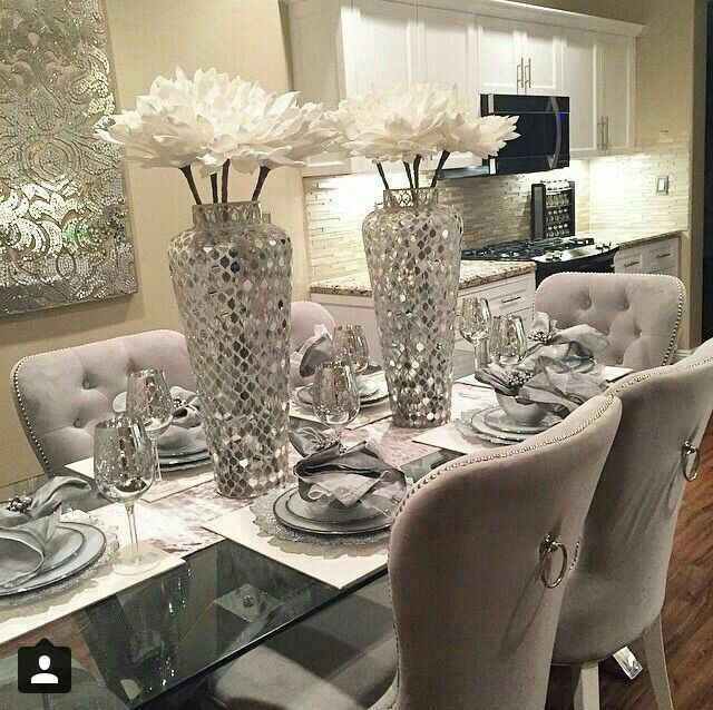 Pin By Yasmine Elizabeth Sophie Will On Interior Inspo Dining Room Table Centerpieces Dinning Room Decor Dining Room Design