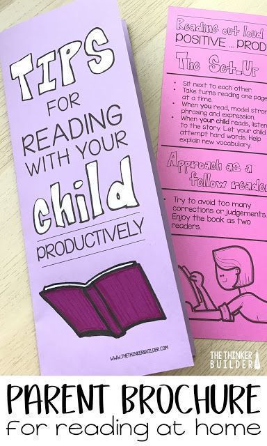 Show Parents How to Read with their Child Productively