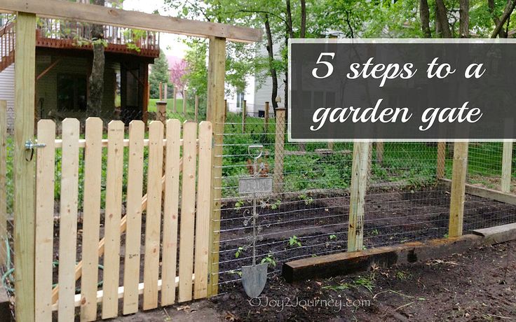 5 Easy Steps To A Garden Gate Diy Fence Gates And Fencing Diy Garden Fence Gates And, Making A Simple Garden Gate
