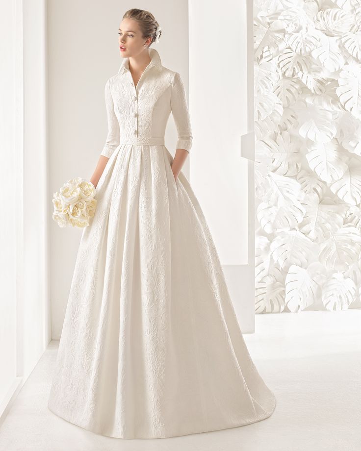 los vestidos de novia con manga larga primavera verano 2019 más