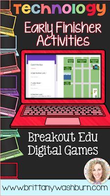 10 Great Activities for Early Finishers in Technology My students work at vastl… 10 Great Activities for Early Finishers in Technology My students work at vastl…