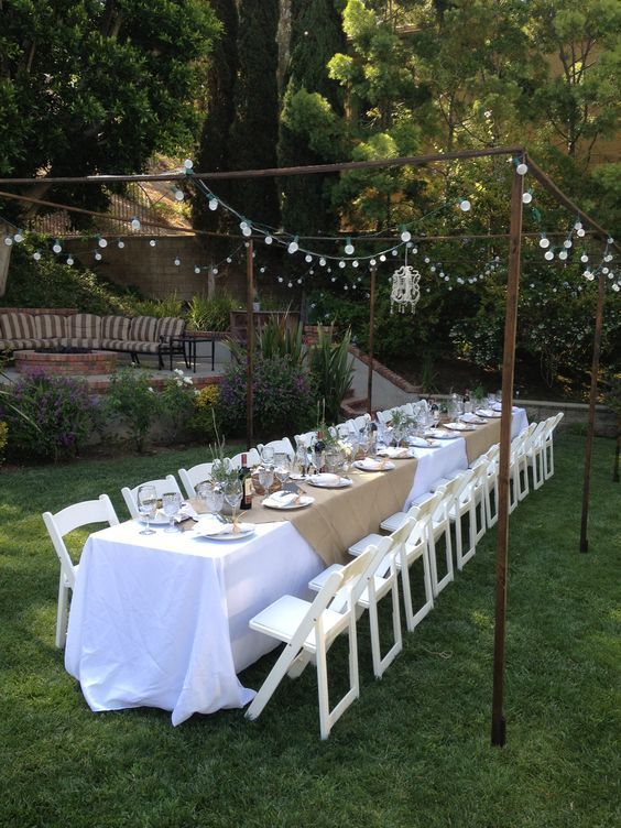 Garden Dinner Party Ideas Part - 16: Phenomenal 22 Outdoor Dinner Party Ideas Https://weddingtopia.co/2018/