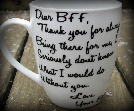 personalized best friend mug