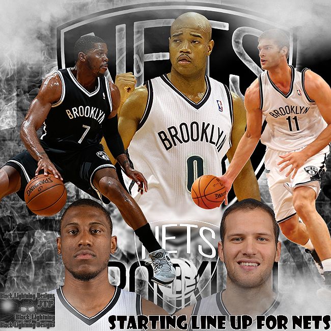 Hope All Enjoy This Was Requested Hope They Like My Wallpaper I Created For Them Black Lightning Starting Line Up For Black Lightning Brooklyn Nets Lineup