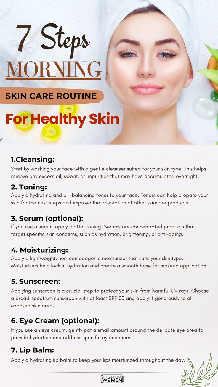 7 Steps Morning Skin Care Routine For Healthy Skin Morning Skin Care 7 Steps Morning Skin Care Routine For Healthy Skin Morning Skin Care