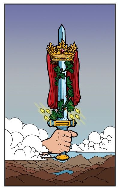 Ace of Swords ET -A gift of mental clarity. Seeing past appearances