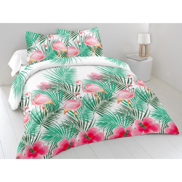Parure de Couette Microfibre Nat 220x240 cm