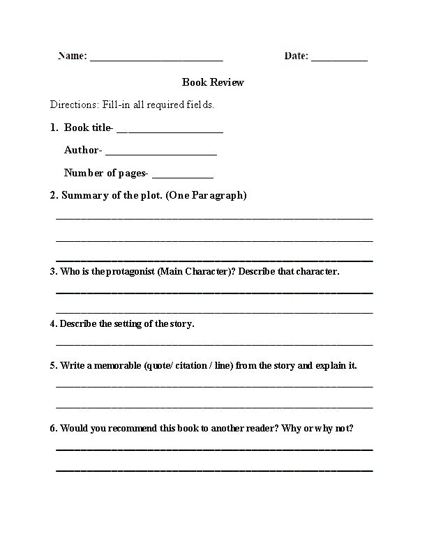 Do ninth grade book report