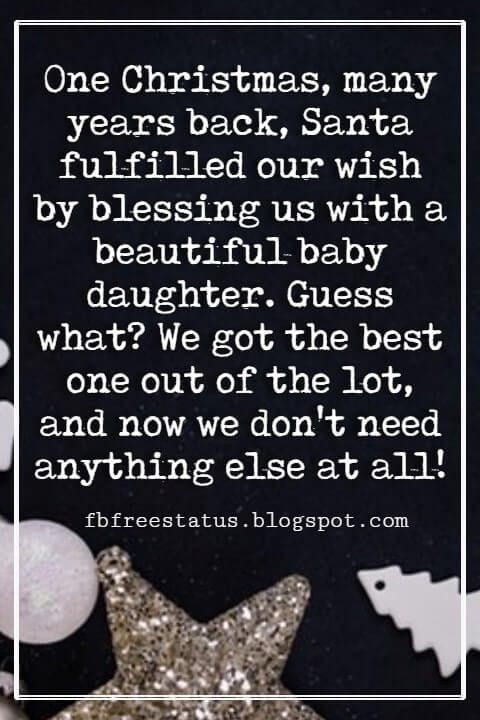 Christmas Messages for Daughter | Christmas messages, Merry christmas