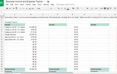 Looking for a better way to track your business income and expenses. Here's a free business income worksheet printable plus a Google Doc to get you started.