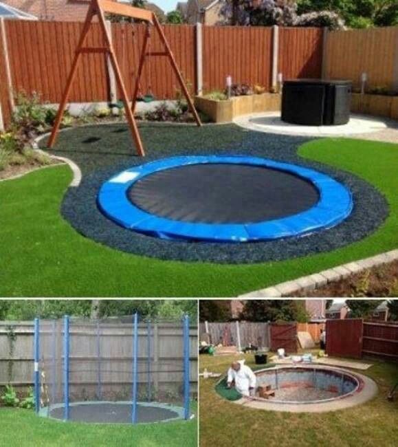7 Trampoline Pool Landscapes Ideas Backyard Fun Outdoor Kids 7 Trampoline Pool Landscapes Ideas, Are In Ground Trampolines Safer
