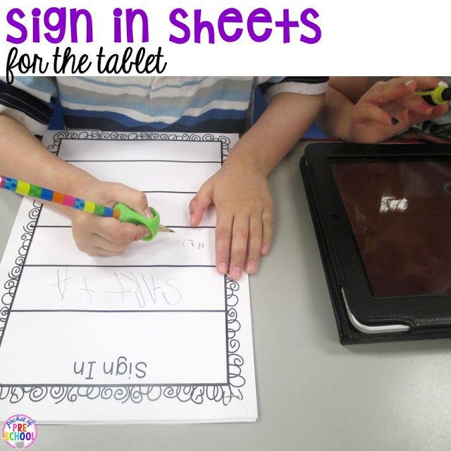 FREE editable and blank sign in sheets for your early childhood classroom and ideas on how to use them in your classroom to get kids writing their names all the time