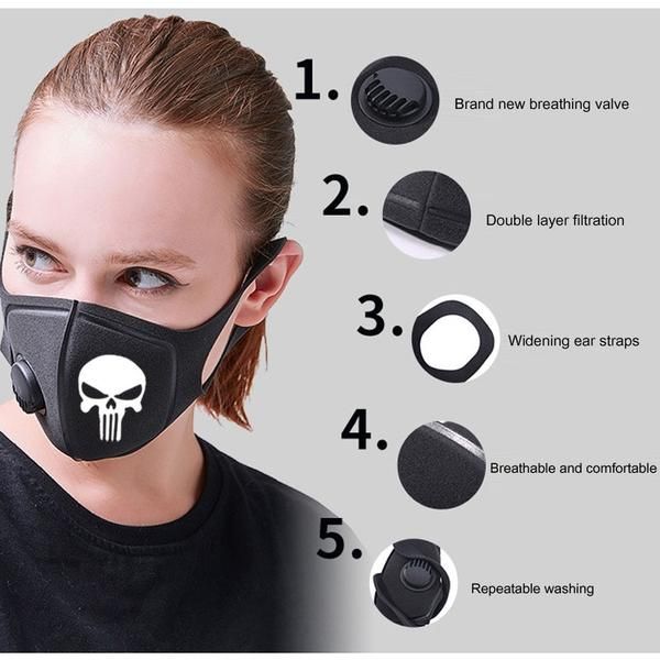 3D mask fashionAnti-Dust Mouth Face Mask Respirator Unisex Mens Womens Cycling