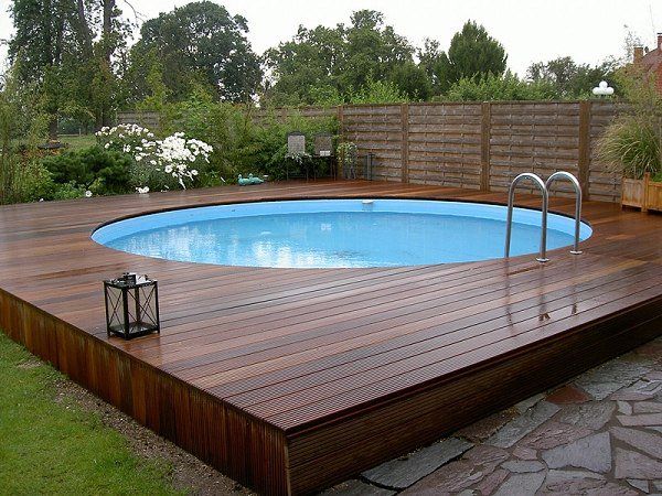Modern Above Ground Pool Decks Ideas Wooden Deck Round Lawn Modern Above Ground Pool Decks Ideas Wooden Deck Round Lawn Stone Slabs In 2018 Pinterest And