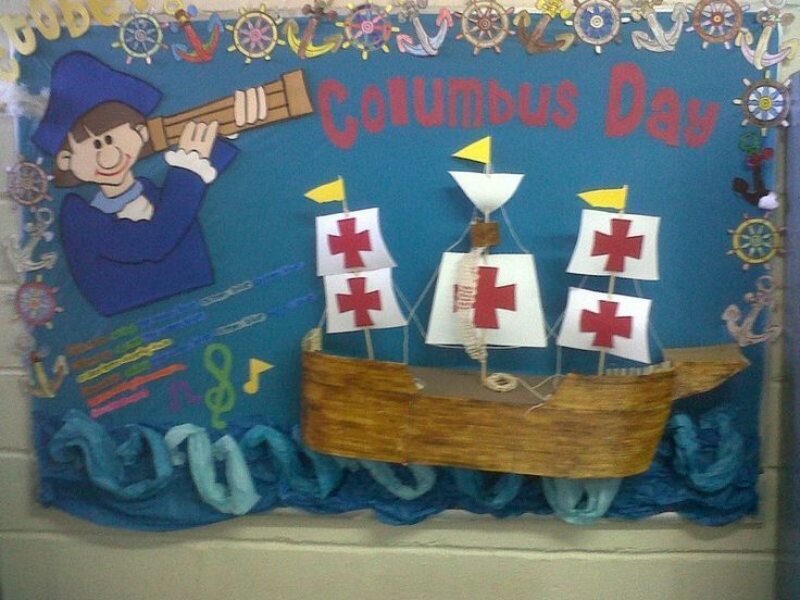 Columbus Day Bulletin Board Columbus Day Columbus Columbus Explorer