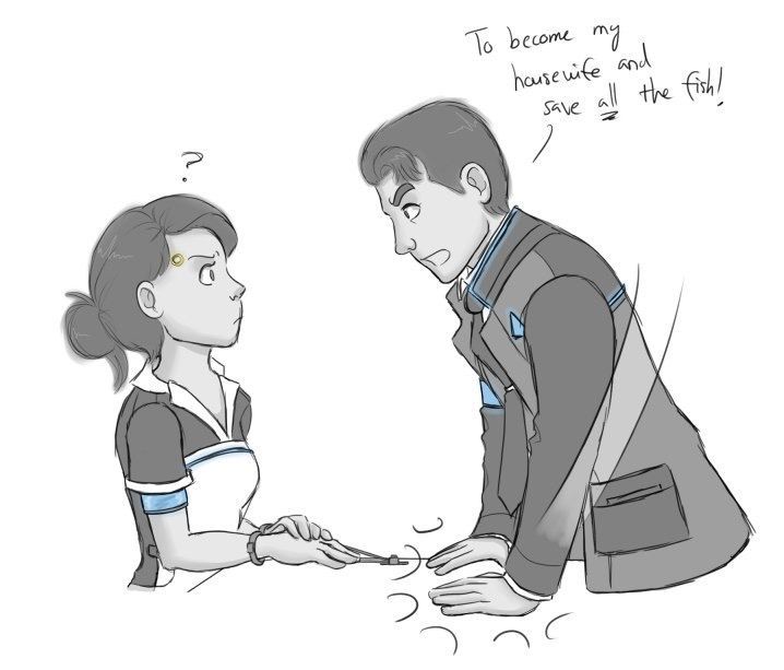 detroit become human connor body pillow dbh connor body pillow