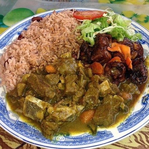 Curry goat, oxtail, rice and peas Jamaican recipes Curry goat, oxtail, rice and peas Jamaican recipes