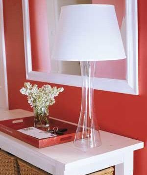 Red Entryway Table Red Entryway Table