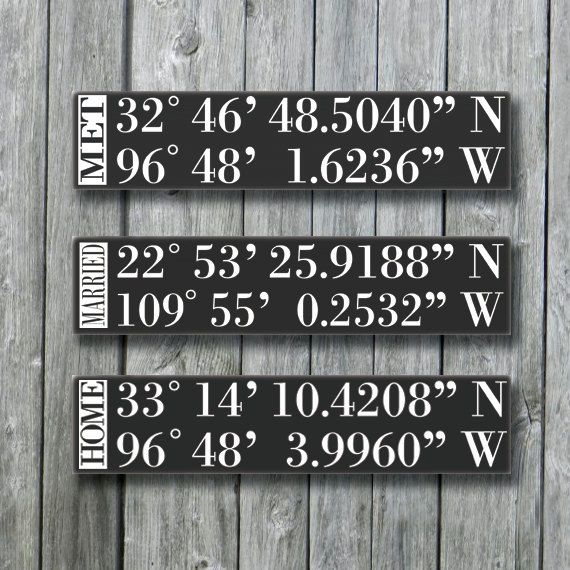 Personalized GPS Sign,GPS Coordinates Tell Your Love Story,Latitude Longitude,Wedding Gift,Engagement Gift,Custom Wood Sign,Important Dates – ♥ DIY ♥ Personalized GPS Sign,GPS Coordinates Tell Your Love Story,Latitude Longitude,Wedding Gift,Engagement Gift,Custom Wood Sign,Important Dates – ♥ DIY ♥