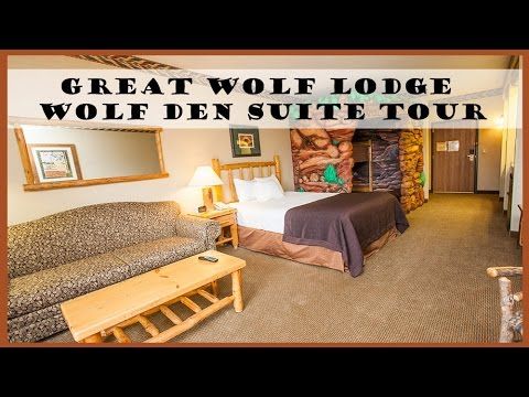 Great Wolf Lodge Wolf Den Suite Room Tour | Great wolf lodge, Wolf