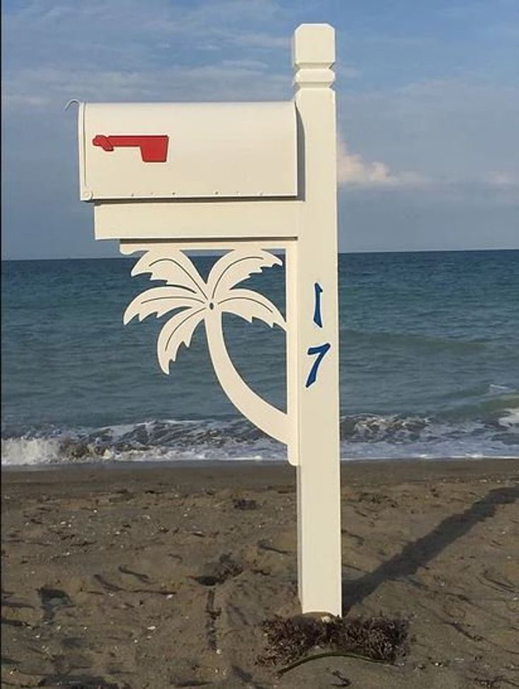 Mailbox Bracket Palm Tree Large 16x21 inch Custom Mailbox Etsy in