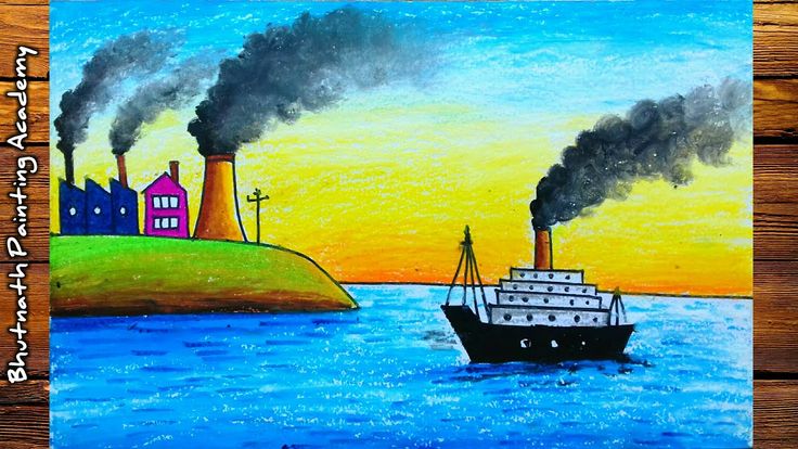 air pollution drawing | Art drawings sketches simple, Drawings, Art ...