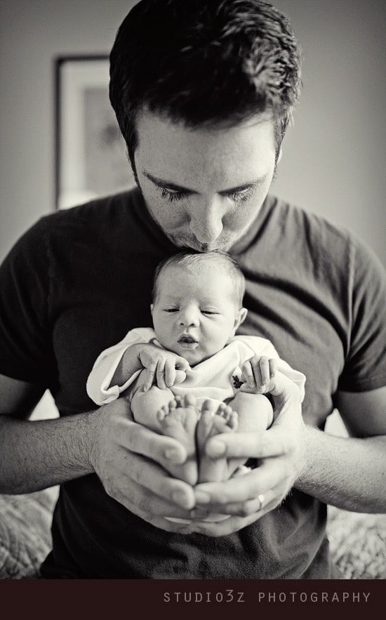 dad and baby photo