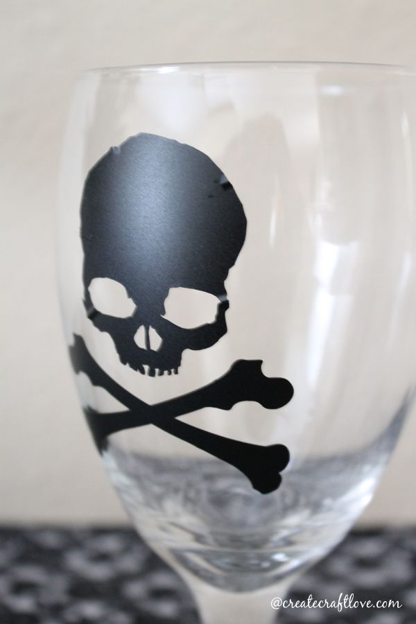 halloween goblet made with cricut explore createcraftlove designspacestar