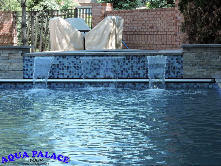 10 Best Swimming Pool Inspiration Images On Pinterest Pools Fibergl Inground Pool With Custom Water Features Tile And Auto Cover Enjoy The Hot