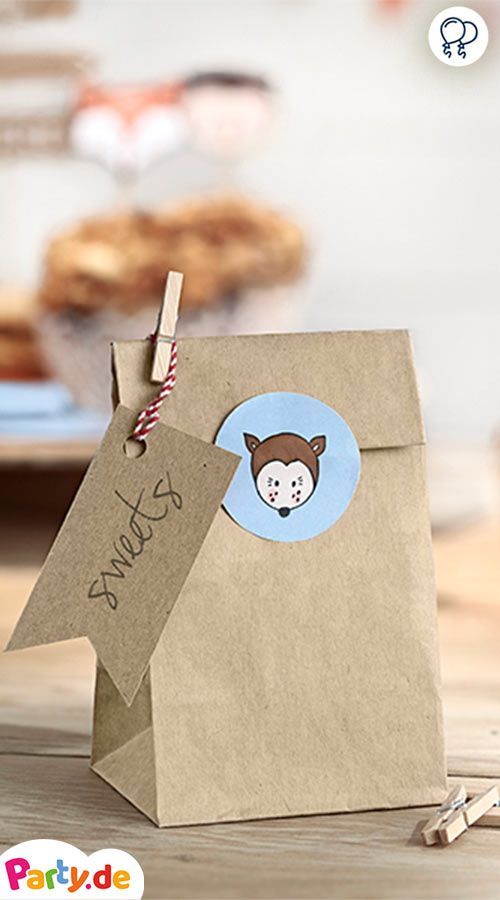 6 Geschenktüten Waldland Mit Tier Sticker We Waldtiere 6 Geschenktüten Waldland Mit Tier Sticker We Waldtiere Geburstag Pinterest Woodland Diy Bags And Birthday
