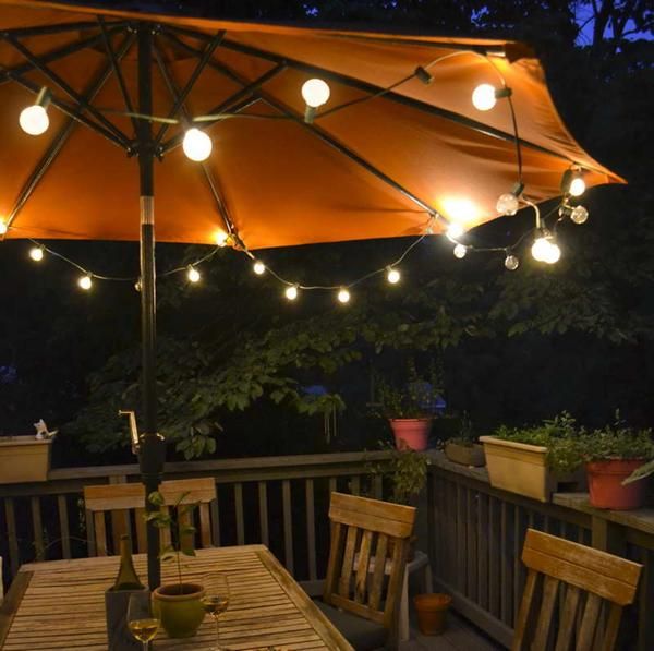 25 Umbrella Lights Ideas Patio 25 Umbrella Lights Ideas, How To String Lights On Patio Umbrella