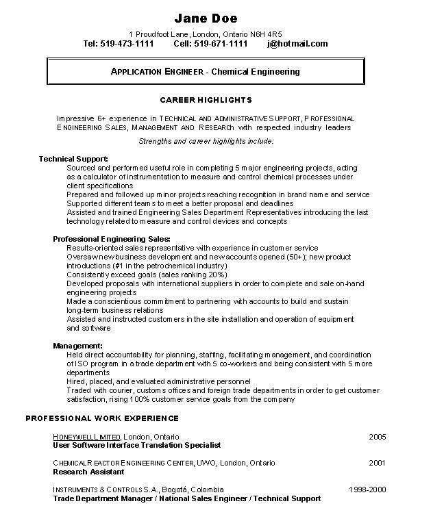 free canadian resume template