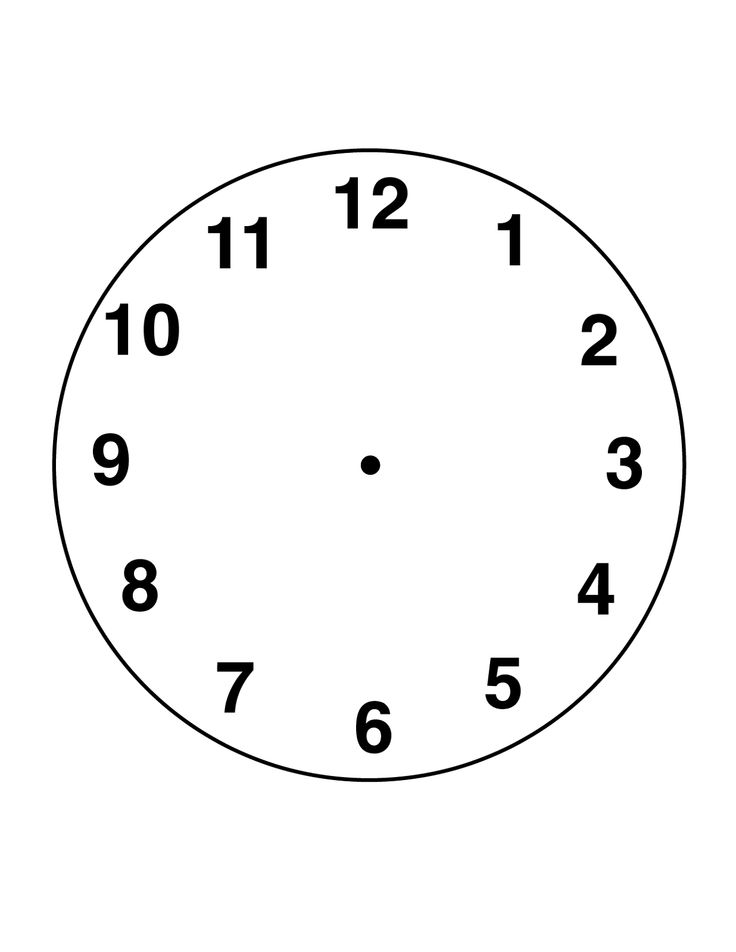 clock printable
