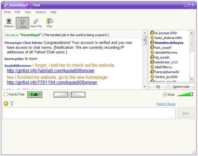 Yahoo Dating Chat