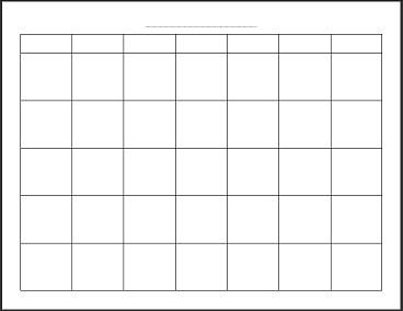 free calendar printables