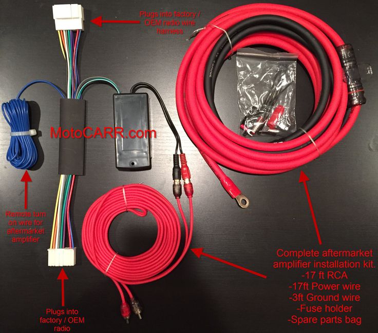 Honda Acura Amplifier Amp Interface Adapter Wiring Wire