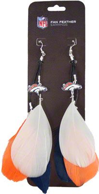 Denver Broncos Feather Earrings Sports Pinterest Denver Broncos Feather Earrings Sports Pinterest Feathers And Fans