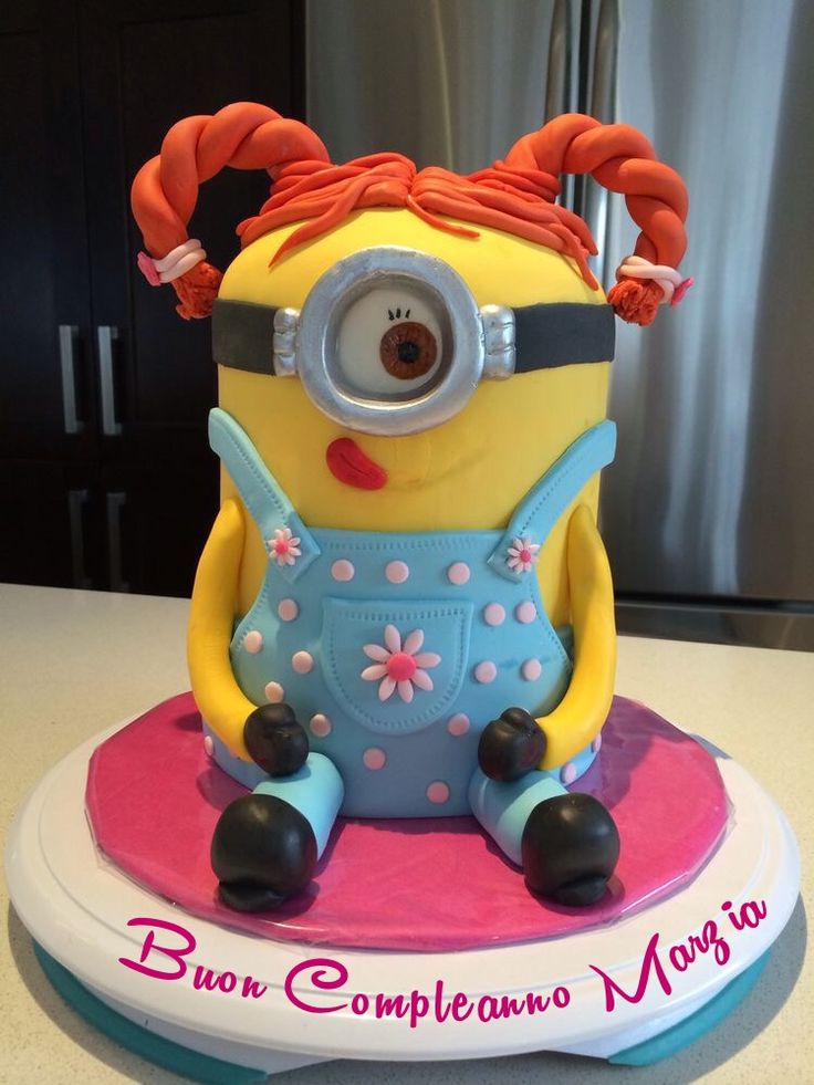 Buon Compleanno Marzia Gateau Minion Gateau Anniversaire Fille Mignone Buon Compleanno Marzia Gateau Minion Gateau Anniversaire Fille Mignone