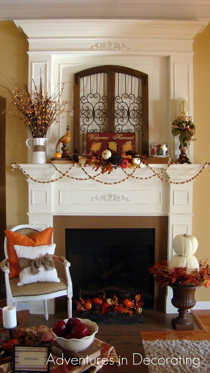 218 best fall mantles images on pinterest 218 best fall mantles images on pinterest