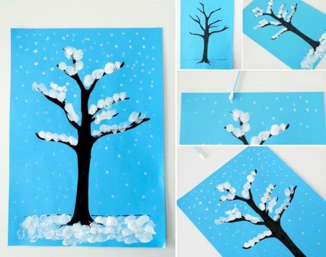 Im Winter basteln mit Kindern 6 einfache DIY Ideen für