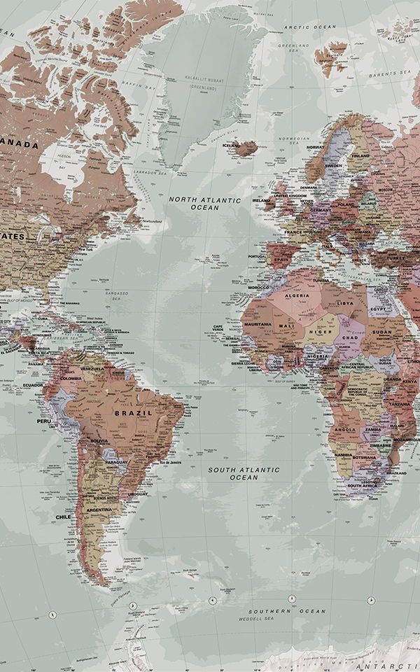 46+ Classic World Map Wallpaper