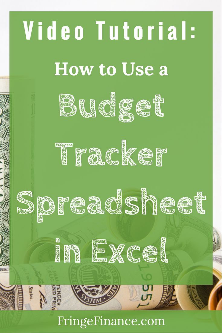 create a budget and track your spending with this free budget