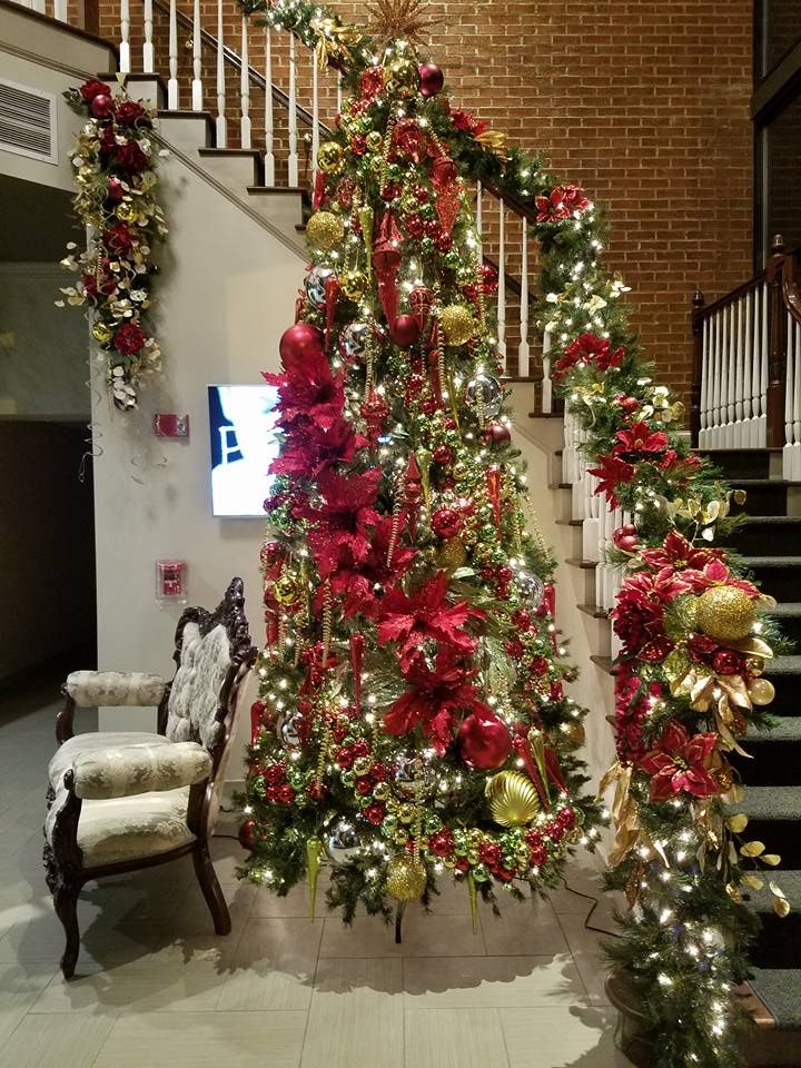 Church Entry Christmas Tree Decorations Holiday Christmas Decorations