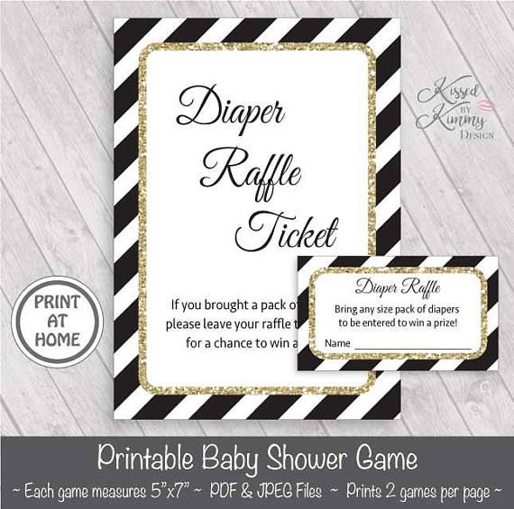business card raffle sign