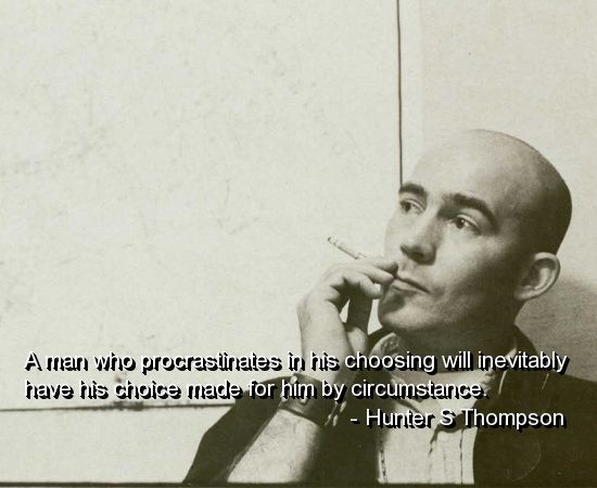 Drop more hunter s thompson fist stroking warm